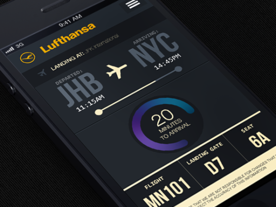 Lufthansa mobile app